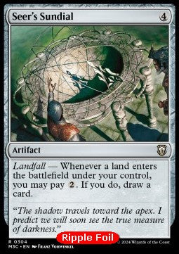 Seer's Sundial - Commander: Modern Horizons 3: Extras (Rare) [XM3C-304]