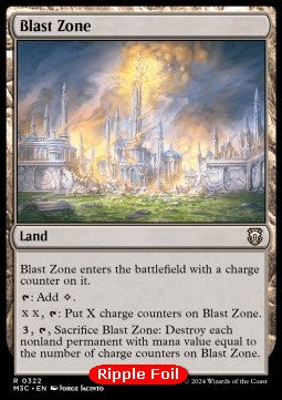Blast Zone - Commander: Modern Horizons 3: Extras (Rare) [XM3C-322]