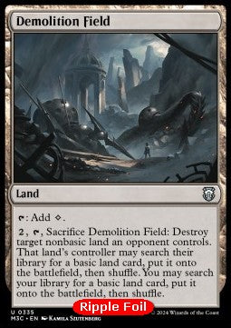 Demolition Field - Commander: Modern Horizons 3: Extras (Uncommon) [XM3C-335]