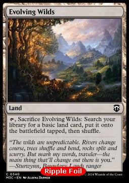 Evolving Wilds - Commander: Modern Horizons 3: Extras (Common) [XM3C-340]