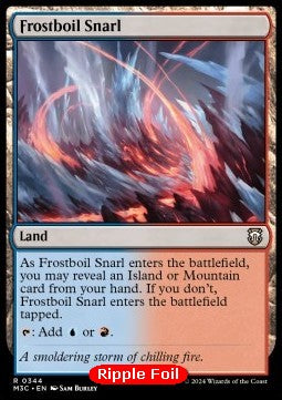 Frostboil Snarl - Commander: Modern Horizons 3: Extras (Rare) [XM3C-344]