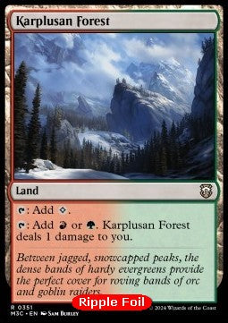 Karplusan Forest - Commander: Modern Horizons 3: Extras (Rare) [XM3C-351]