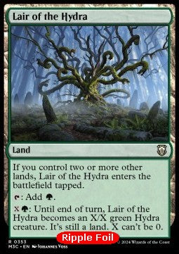 Lair of the Hydra - Commander: Modern Horizons 3: Extras (Rare) [XM3C-353]