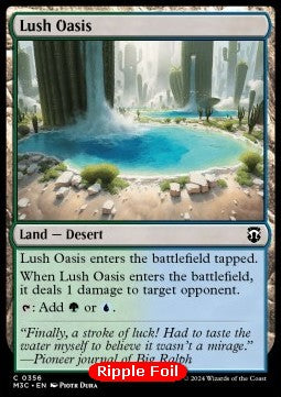 Lush Oasis - Commander: Modern Horizons 3: Extras (Common) [XM3C-356]