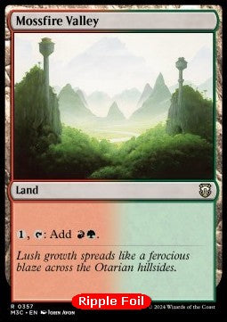 Mossfire Valley - Commander: Modern Horizons 3: Extras (Rare) [XM3C-357]