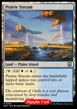 Prairie Stream - Commander: Modern Horizons 3: Extras (Rare) [XM3C-365]