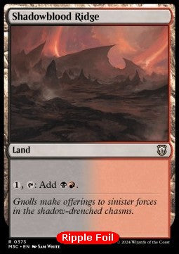 Shadowblood Ridge - Commander: Modern Horizons 3: Extras (Rare) [XM3C-373]