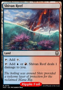 Shivan Reef - Commander: Modern Horizons 3: Extras (Rare) [XM3C-375]