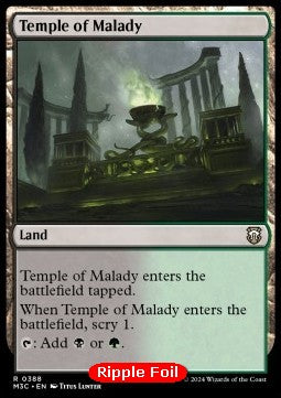 Temple of Malady - Commander: Modern Horizons 3: Extras (Rare) [XM3C-388]