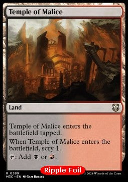 Temple of Malice - Commander: Modern Horizons 3: Extras (Rare) [XM3C-389]