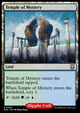 Temple of Mystery - Commander: Modern Horizons 3: Extras (Rare) [XM3C-390]