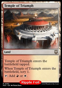 Temple of Triumph - Commander: Modern Horizons 3: Extras (Rare) [XM3C-392]