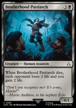 Brotherhood Patriarch - Universes Beyond: Assassin's Creed: Extras (Common) [XACR-286]
