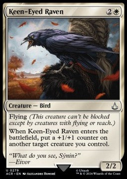 Keen-Eyed Raven - Universes Beyond: Assassin's Creed: Extras (Uncommon) [XACR-279]