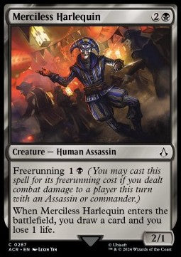 Merciless Harlequin - Universes Beyond: Assassin's Creed: Extras (Common) [XACR-287]