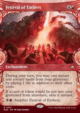 Festival of Embers - Bloomburrow: Extras (Rare) [XBLB-316]