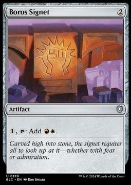 Boros Signet - Commander: Bloomburrow (Uncommon) [BLC-128]
