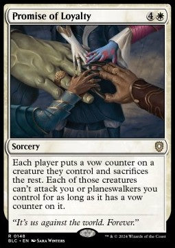 Promise of Loyalty - Commander: Bloomburrow (Rare) [BLC-148]