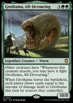 Grothama, All-Devouring - Commander: Bloomburrow (Mythic) [BLC-224]