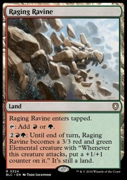 Raging Ravine - Commander: Bloomburrow (Rare) [BLC-324]