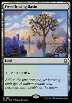 Overflowing Basin - Commander: Bloomburrow (Rare) [BLC-321]