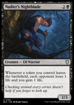 Nadier's Nightblade - Commander: Bloomburrow (Uncommon) [BLC-184]
