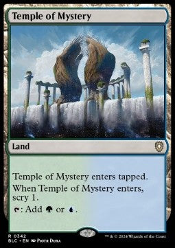 Temple of Mystery - Commander: Bloomburrow (Rare) [BLC-342]