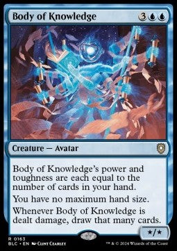 Body of Knowledge - Commander: Bloomburrow (Rare) [BLC-163]