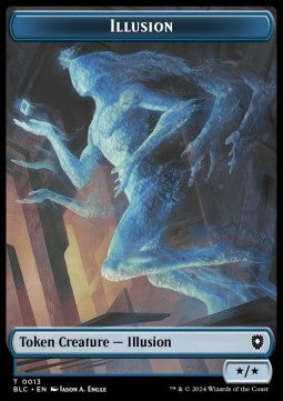 Illusion Token (U */*) // Goblin Token (R 1/1) - Bloomburrow: Tokens (Token) [TBLB-CT 13/21]