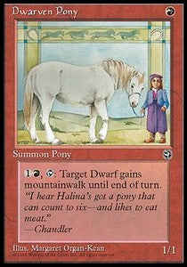 Dwarven Pony - Homelands (Rare)