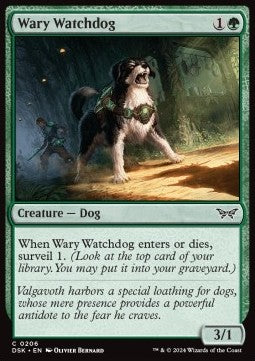 Wary Watchdog - Duskmourn: House of Horror (Common) [DSK-206]