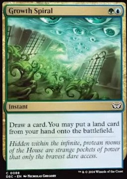 Growth Spiral - Commander: Duskmourn: House of Horror (Common) [DSC-88]