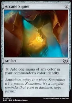 Arcane Signet - Commander: Duskmourn: House of Horror (Common) [DSC-92]