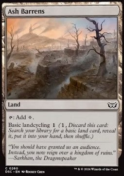 Ash Barrens - Commander: Duskmourn: House of Horror (Common) [DSC-260]