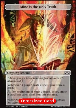 Mine Is the Only Truth - Commander: Duskmourn: House of Horror (Special) [DSC-340]