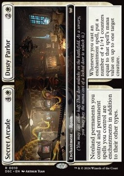 Secret Arcade // Dusty Parlor - Commander: Duskmourn: House of Horror (Rare) [DSC-10]