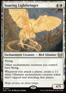 Soaring Lightbringer - Commander: Duskmourn: House of Horror (Rare) [DSC-11]