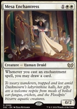 Mesa Enchantress - Commander: Duskmourn: House of Horror (Rare) [DSC-68]