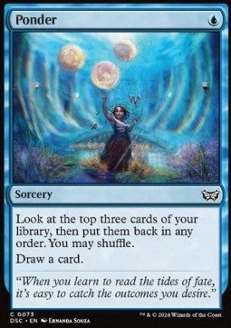 Ponder - Commander: Duskmourn: House of Horror (Common) [DSC-73]