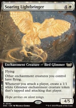 Soaring Lightbringer - Commander: Duskmourn: House of Horror: Extras (Rare) [XDSC-42]