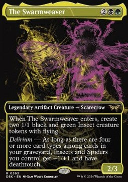 The Swarmweaver (V.2) - Duskmourn: House of Horror: Extras (Rare) [XDSK-363]
