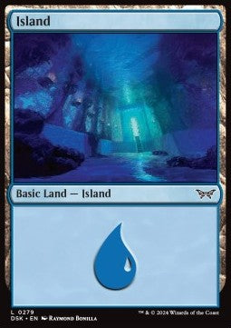 Island (V.1) - Duskmourn: House of Horror (Land) [DSK-279]