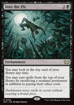 Into the Pit - Commander: Duskmourn: House of Horror (Rare) [DSC-20]