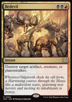 Bedevil - Commander: Duskmourn: House of Horror (Rare) [DSC-84]