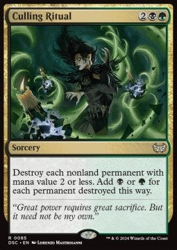 Culling Ritual - Commander: Duskmourn: House of Horror (Rare) [DSC-85]