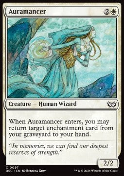Auramancer - Commander: Duskmourn: House of Horror (Common) [DSC-97]