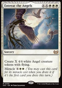 Entreat the Angels - Commander: Duskmourn: House of Horror (Mythic) [DSC-99]
