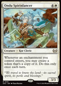 Ondu Spiritdancer - Commander: Duskmourn: House of Horror (Rare) [DSC-101]