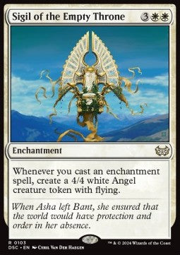 Sigil of the Empty Throne - Commander: Duskmourn: House of Horror (Rare) [DSC-103]