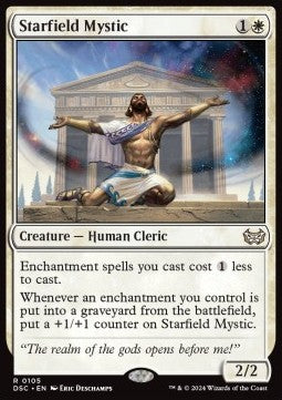 Starfield Mystic - Commander: Duskmourn: House of Horror (Rare) [DSC-105]